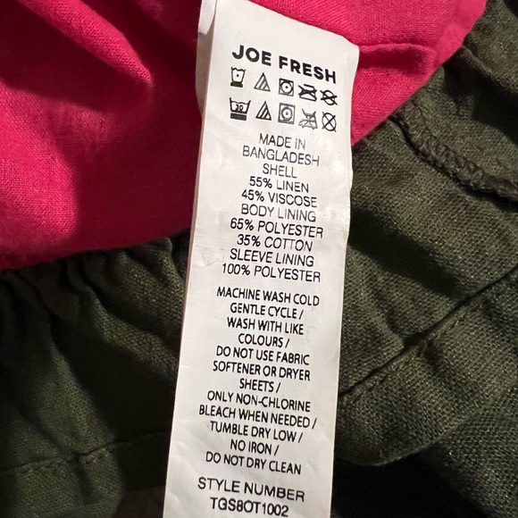 Joe Fresh linen blend lightweight jacket, size toddler 3 - Picture 5 of 5